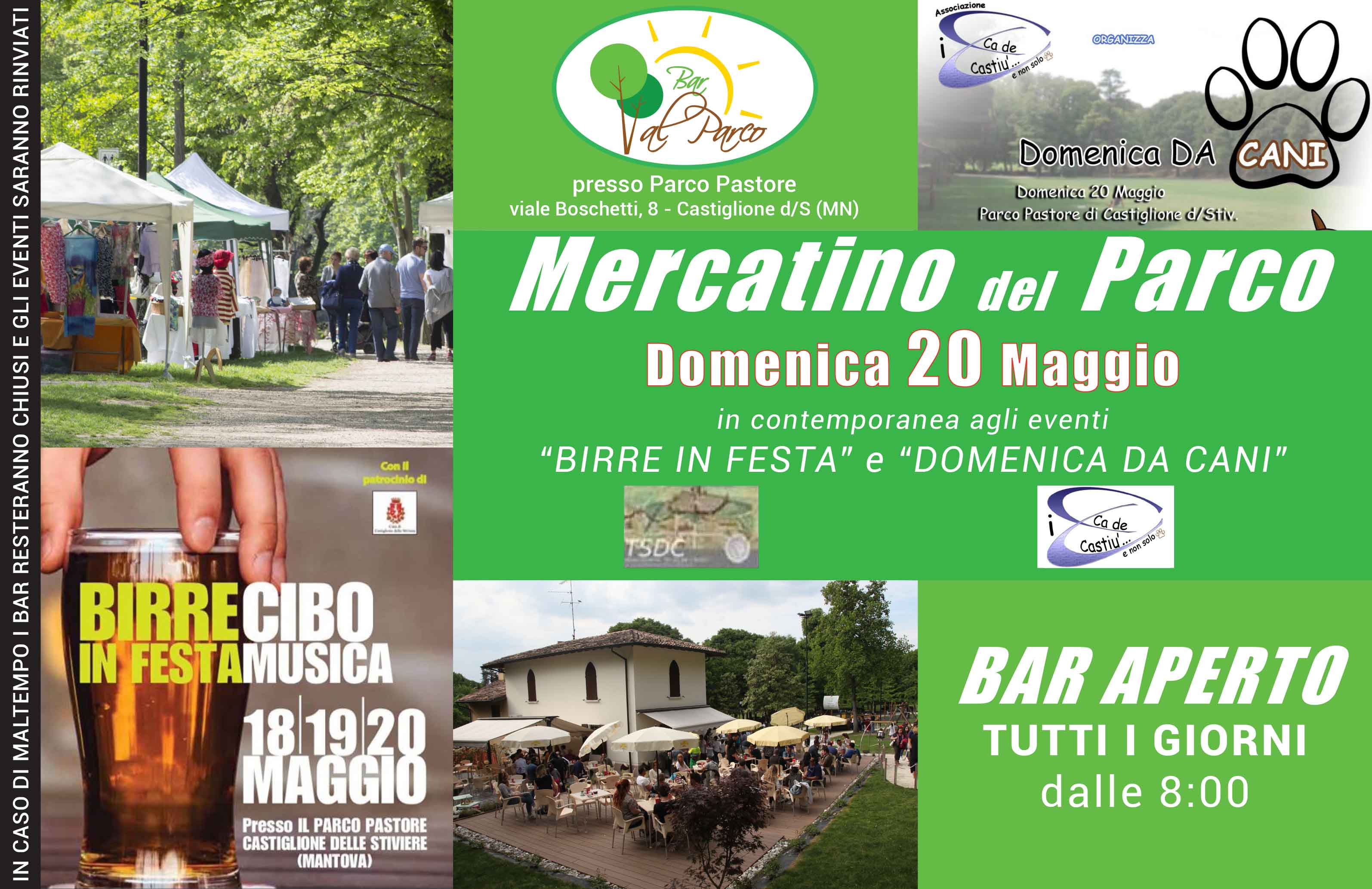 Mercatino del Parco - Bar al Parco Pastore - Castiglione delle Stiviere - Mantova