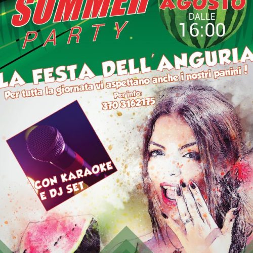Watermelon Summer Party - Ferragosto - Bar al Parco Pastore - Castiglione delle Stiviere