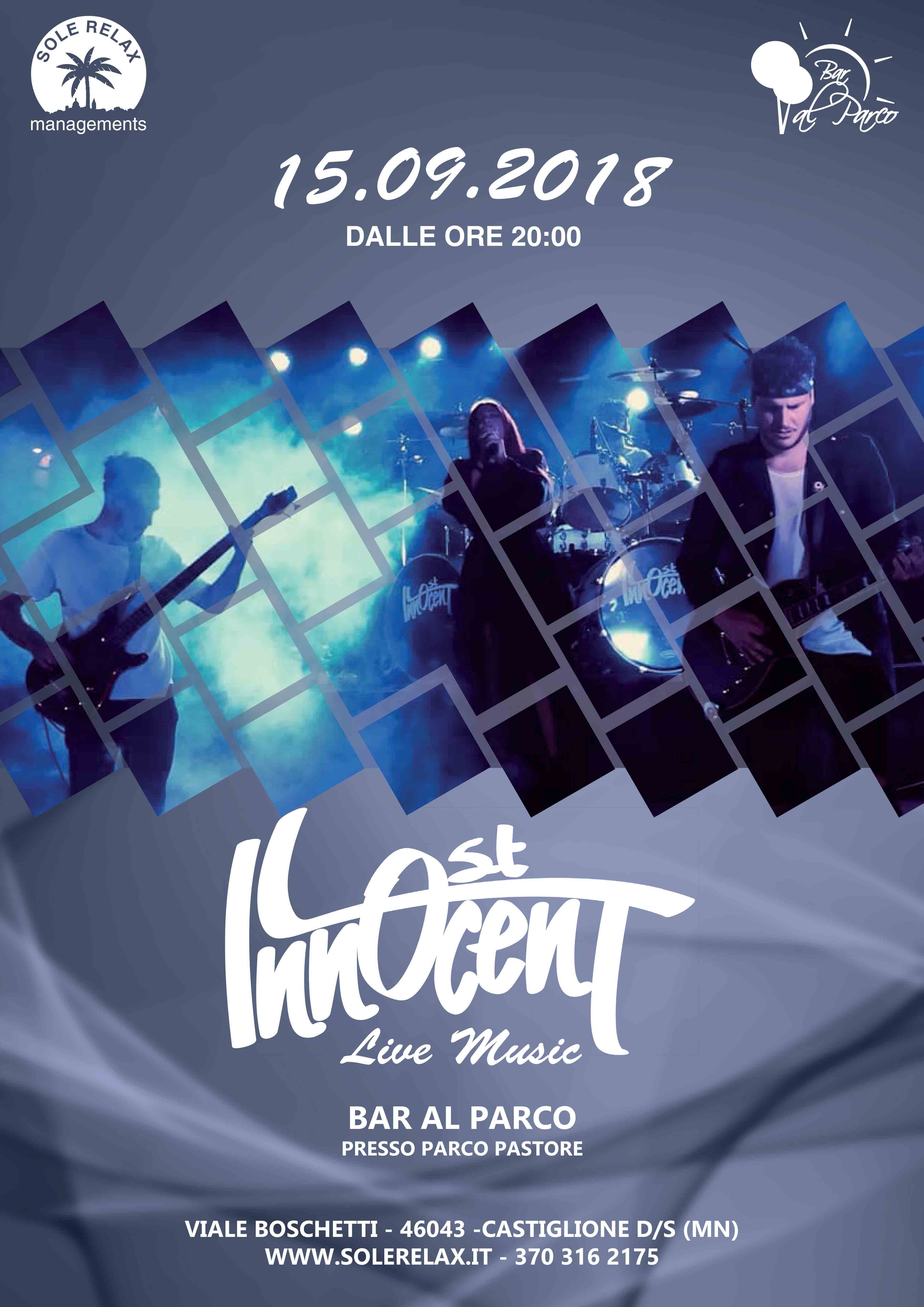 Lost Innocent - Live Music - Bar al Parco - Sole Relax