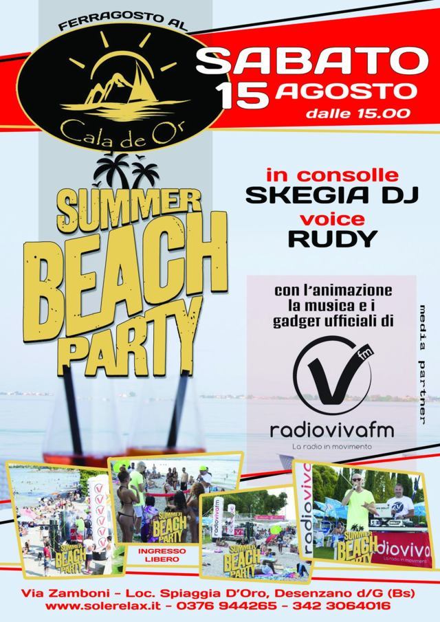 Summer Beach Party Ferragosto