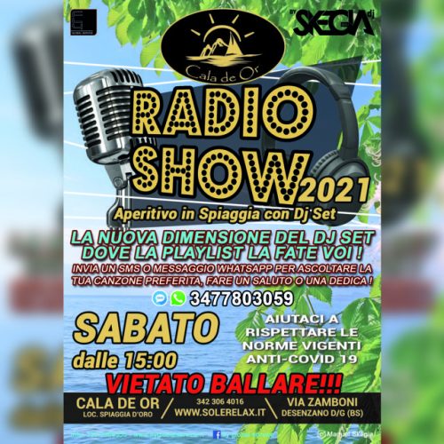 2021 radio show desenzano cala de or - show Cala de Or