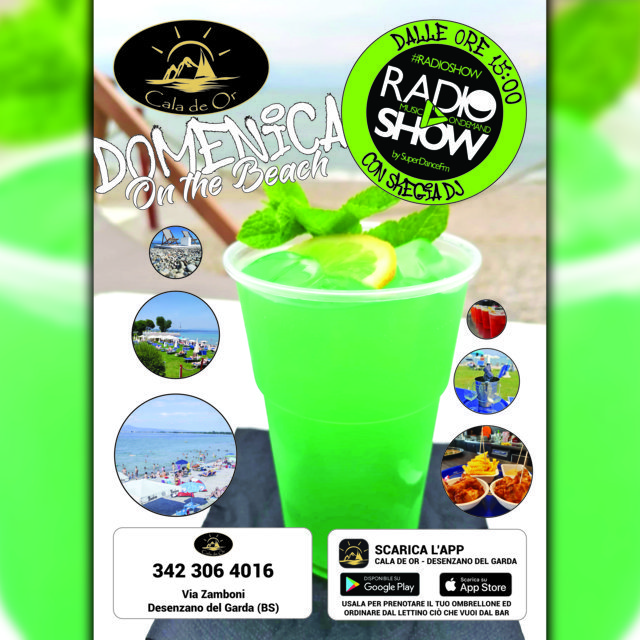 domenica on the beach con radio show - Domenica Cala de Or