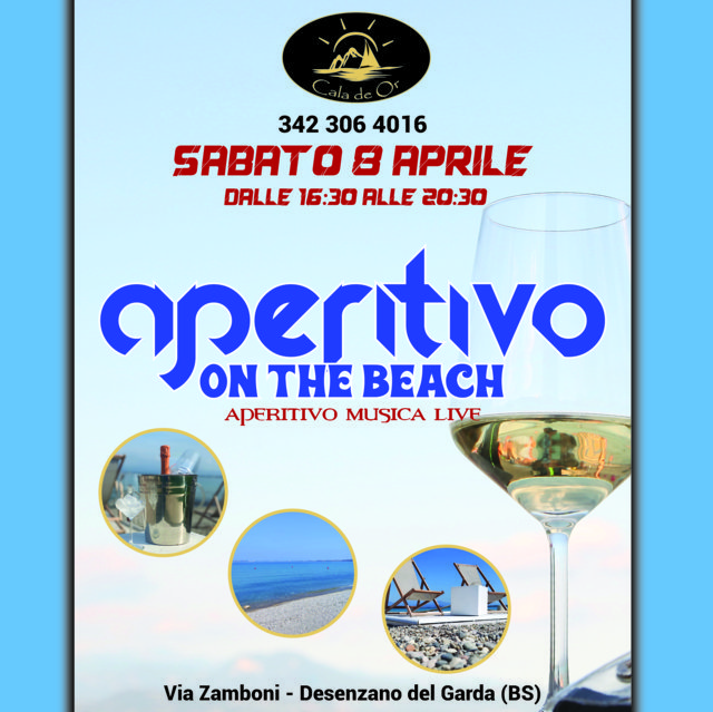 APERITIVO on the beach Cala de Or Sergio Gritti e Bontempi 2023.04.08 sabato