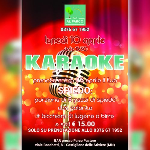 karaoke pasquetta 2023