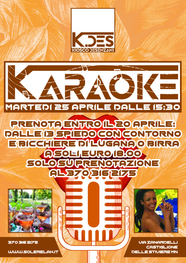 karaoke 25 aprile k.des kiosco desenzani