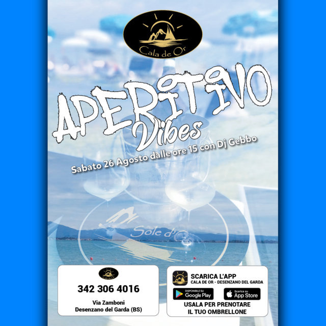 aperitivo vibes 26 agosto 2023