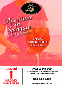 1 maggio in spiaggia con dj benda