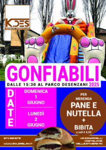 1 e 2 Giugno 2025 Gonfiabili al Parco Desenzani