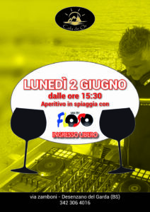 2 giugno aperitivo in spiaggia con dj floso a cala de or