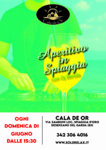 Ogni Domenica di Giugno dj Benda Aperitivo in Spiaggia