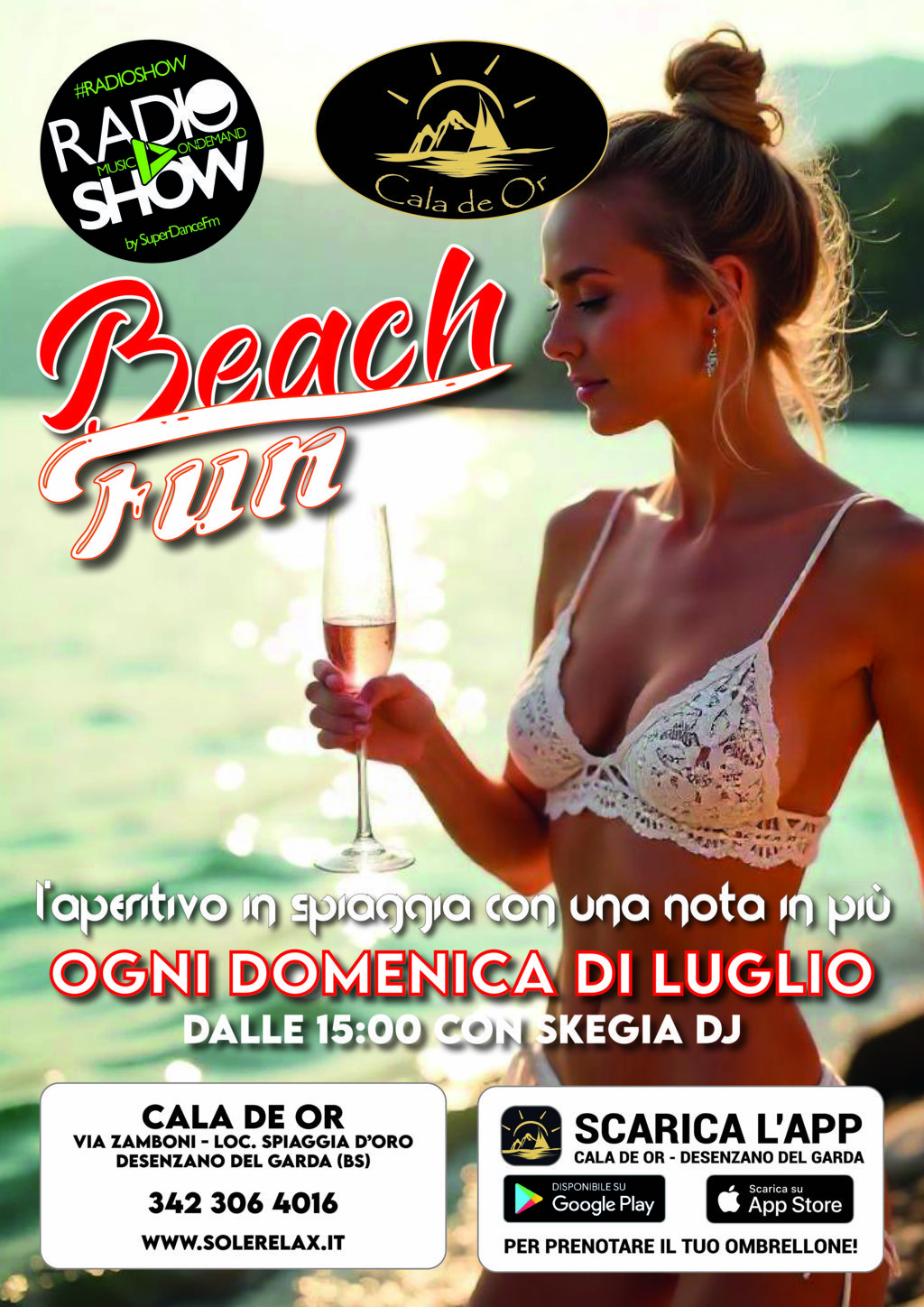 Beach Fun 2025 ogni domenica di luglio a Cala de Or con Dj Skegia