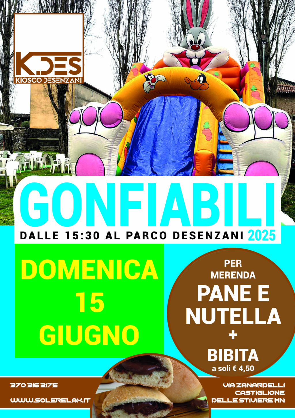 gonfiabili 15 giugno 2025