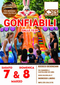 7-8 marzo gonfiabili weekend al k.des
