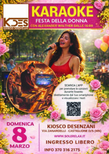 Karaoke Festa della Donna DOMENICA 8 MARZO al K.DES