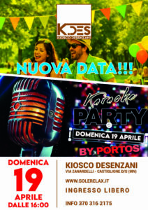 DOMENICA 19 aprile karaoke k.des
