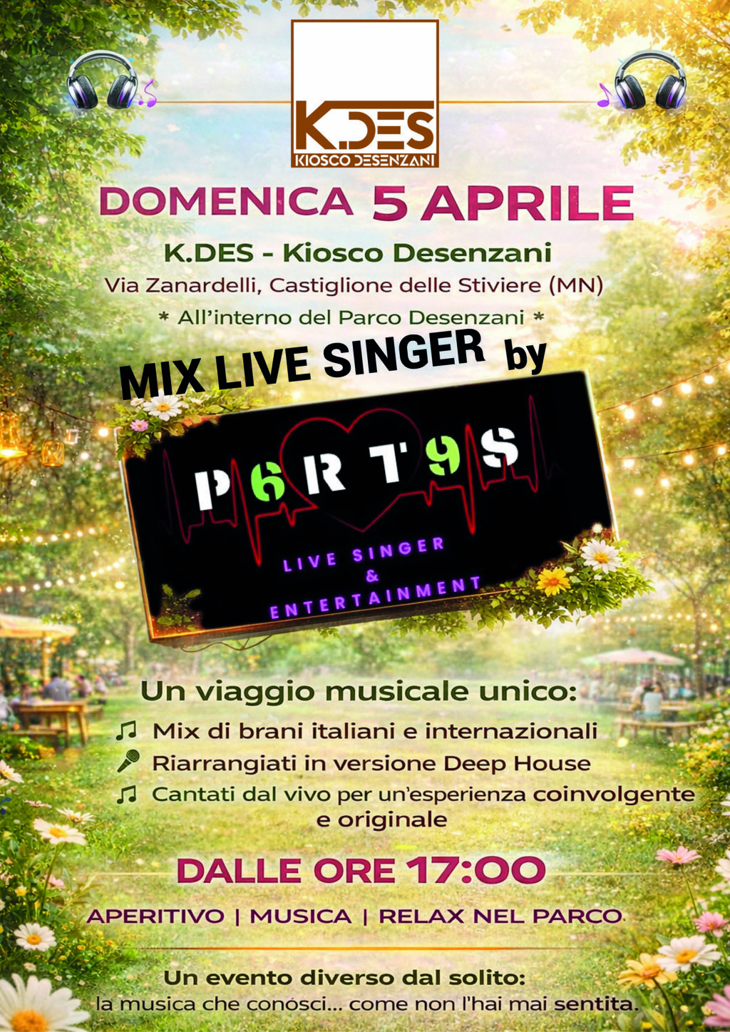 MIX LIVE SINGER PORTOS PASQUA k.des castiglione delle stiviere (MN)