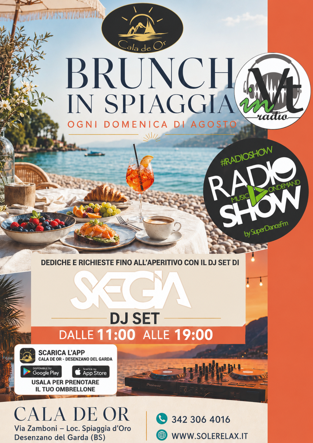 Brunch in spiaggia a Cala de Or