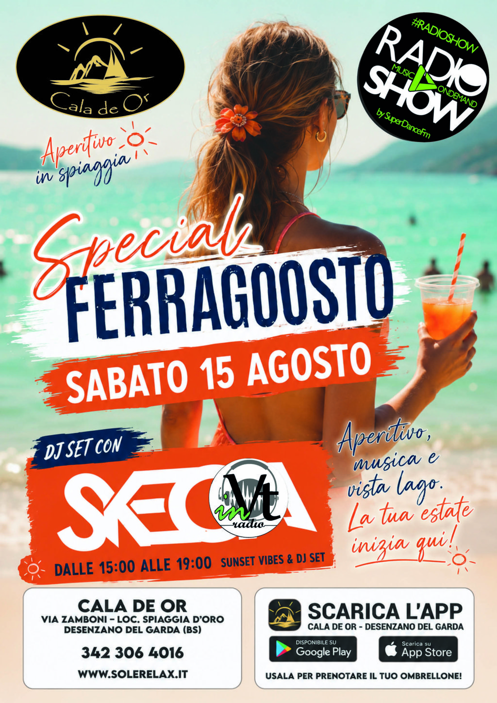 Ferragosto al Cala de Or con Skegia dj