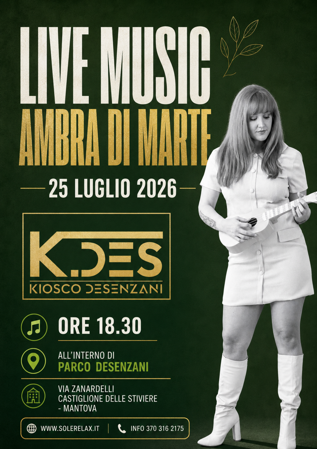 Live Music Castiglione delle Stiviere con Ambra di Marte